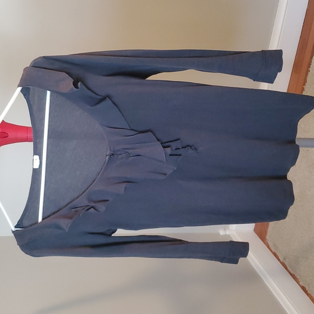 J. Crew Navy 3/4 Sleeve
